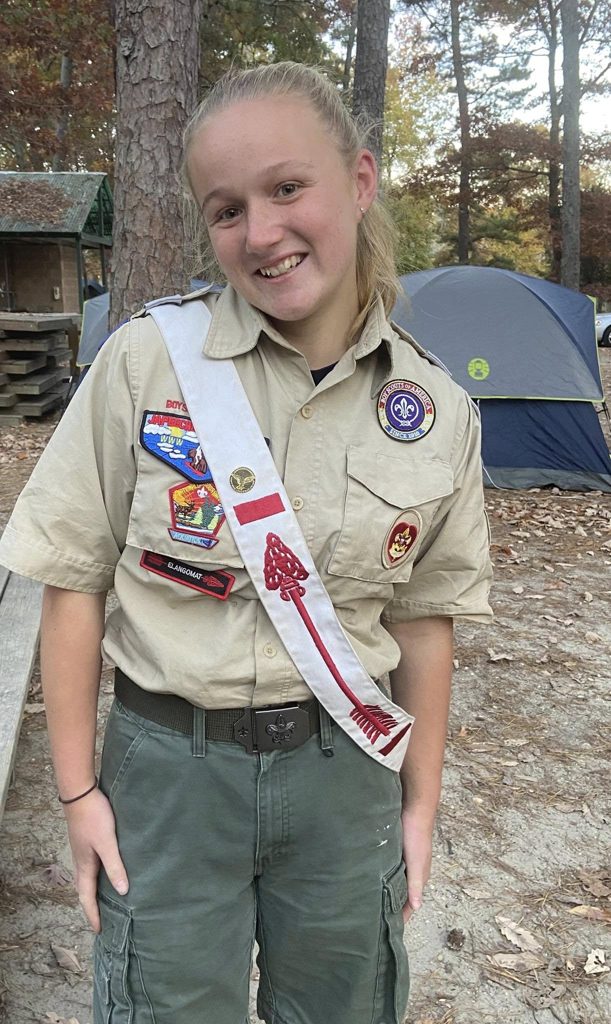Kelly Thoens, Eagle Scout